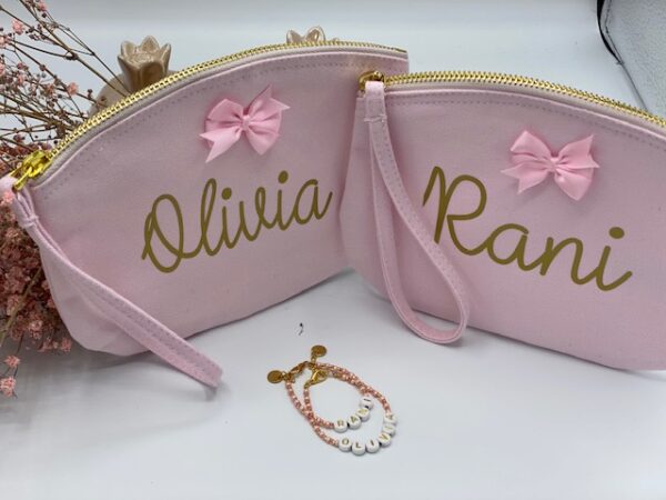 Tasje Pink Pastel Met Naam