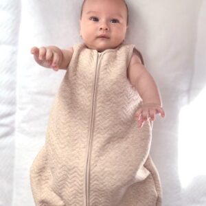 Jersey Slaapzak 70cm Zomer Chevron Light Camel 1
