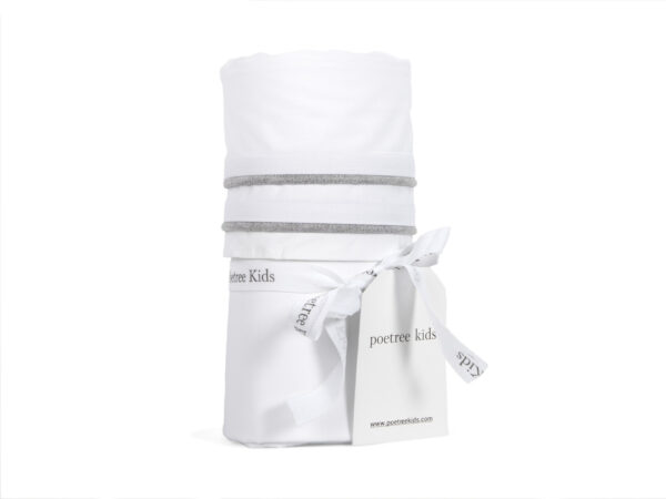 Ledikant Laken Star Grey Melange
