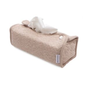 Tissue Box Hoes Chevron Light Camel