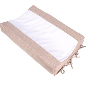 Aankleedkussenhoes Chevron Light Camel
