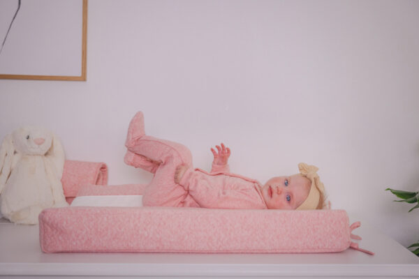 Aankleedkussenhoes Pink Melange 2