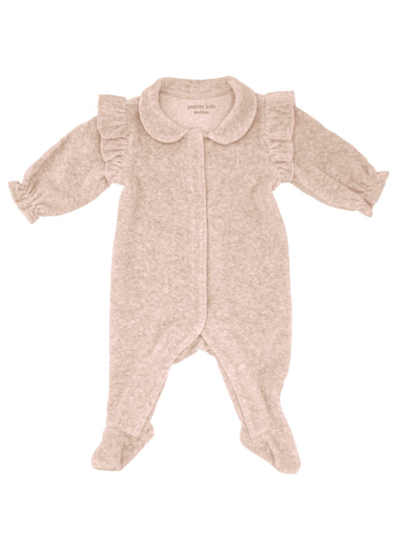 Kruippakje Velours Camel