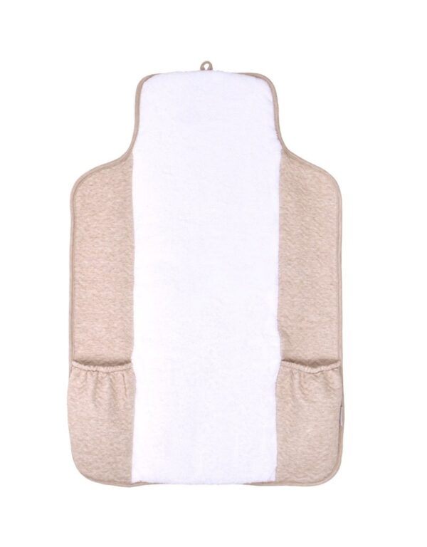 Verschoonmatje Voor Onderweg Chevron Light Camel