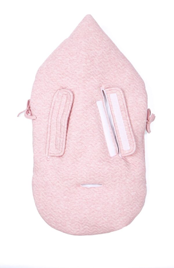 Voetenzak 5 Puntsgordel Pink Melange2