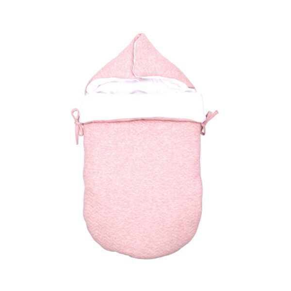 Voetenzak Pink Melange 1