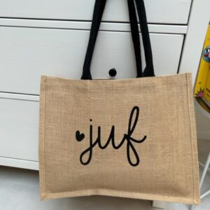 Juten Tas Juf