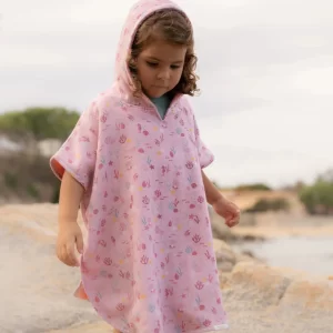 0028725 Badponcho Meerkleurig Maat One Size Ocean Treasures