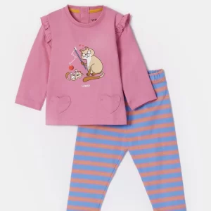 Https Woodyworld.com Media Catalog Product T S TS1751982645TS 252 10 PLG S 404 Babies Roze Pyjama Met Gestreepte Broek In Kato 99dc