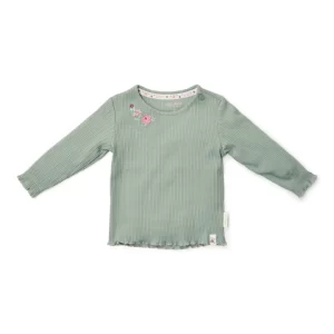 0030553 Shirt Lange Mouw Groen Fairy Garden