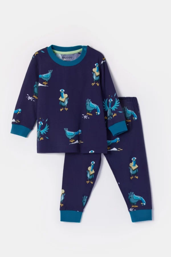 Https Woodyworld.com Media Catalog Product T S TS1751983072TS 252 10 PLC Z 930 Babies Donkerblauwe Pyjama In Katoen Met Duiven 0e86