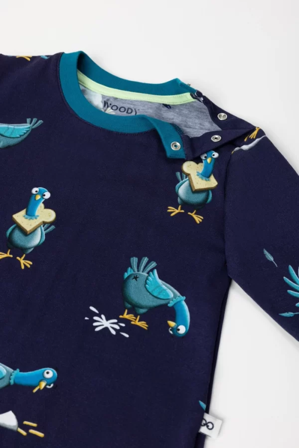 Https Woodyworld.com Media Catalog Product T S TS1751983073TS 252 10 PLC Z 930 Babies Donkerblauwe Pyjama In Katoen Met Duiven 07dc
