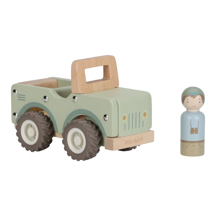 0035119 Wooden Safari Car Green Ld7484 Product 4 Shopify Square