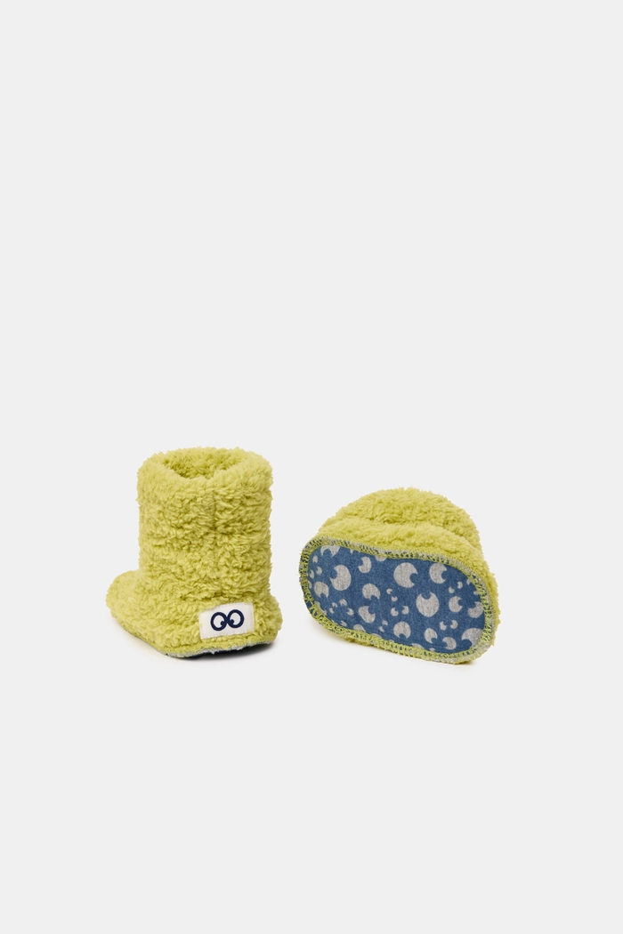 Https Woodyworld.com Media Catalog Product T S TS1783417441TS 262 10 BOO M 715 Babies Groene Pantoffels Van Zachte Teddystof 2 7941