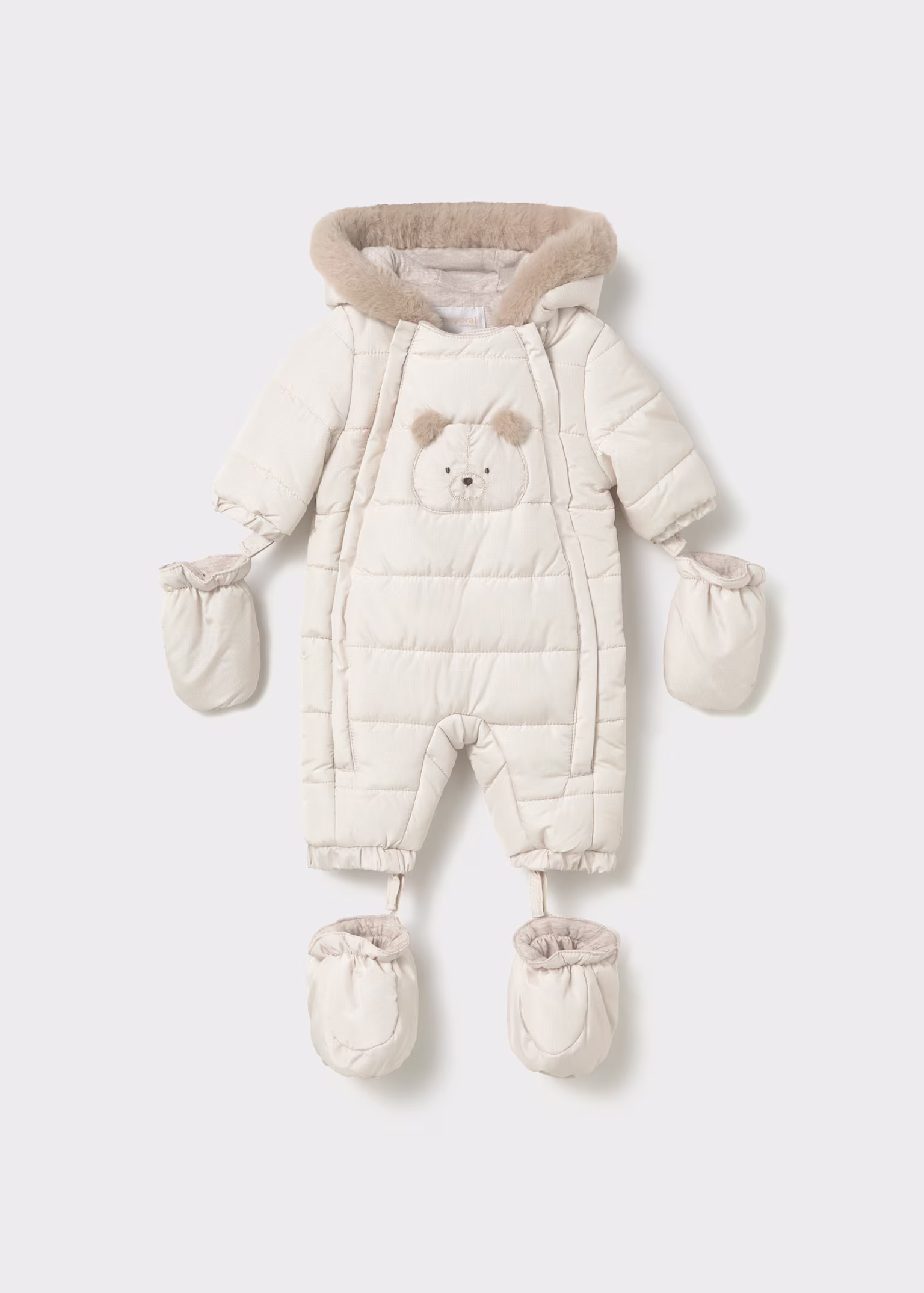 Newborn Microfibre Romper Ceramic XL 4