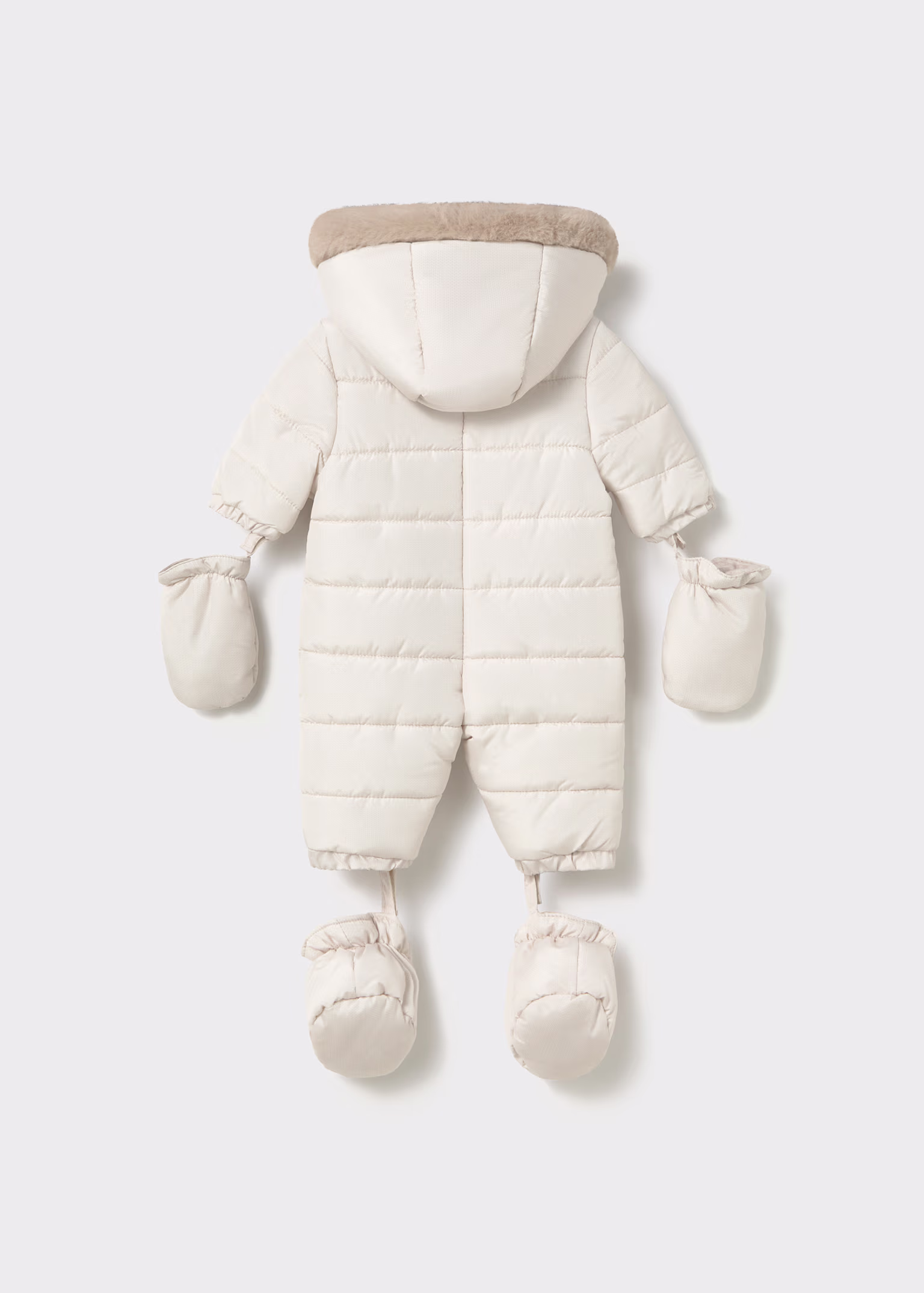 Newborn Microfibre Romper Ceramic XL 5