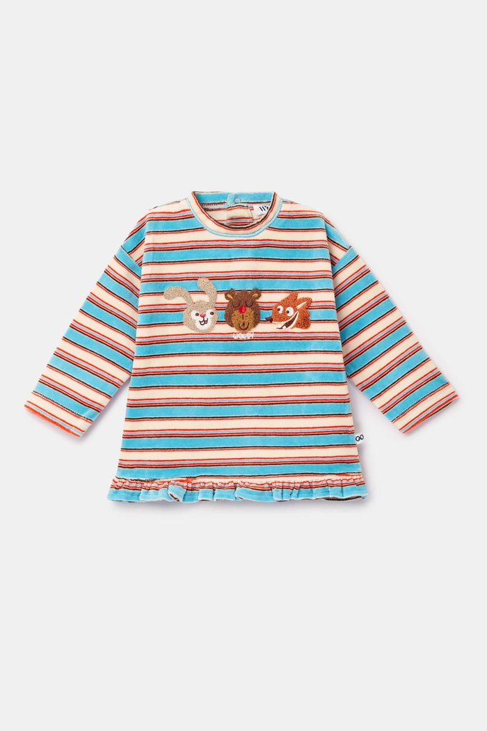 Https Woodyworld.com Media Catalog Product T S TS1783417343TS 262 10 PDL V 920 Babies Blauw Bruine Pyjama Van Velours 3 8b54